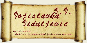 Vojislavka Viduljević vizit kartica